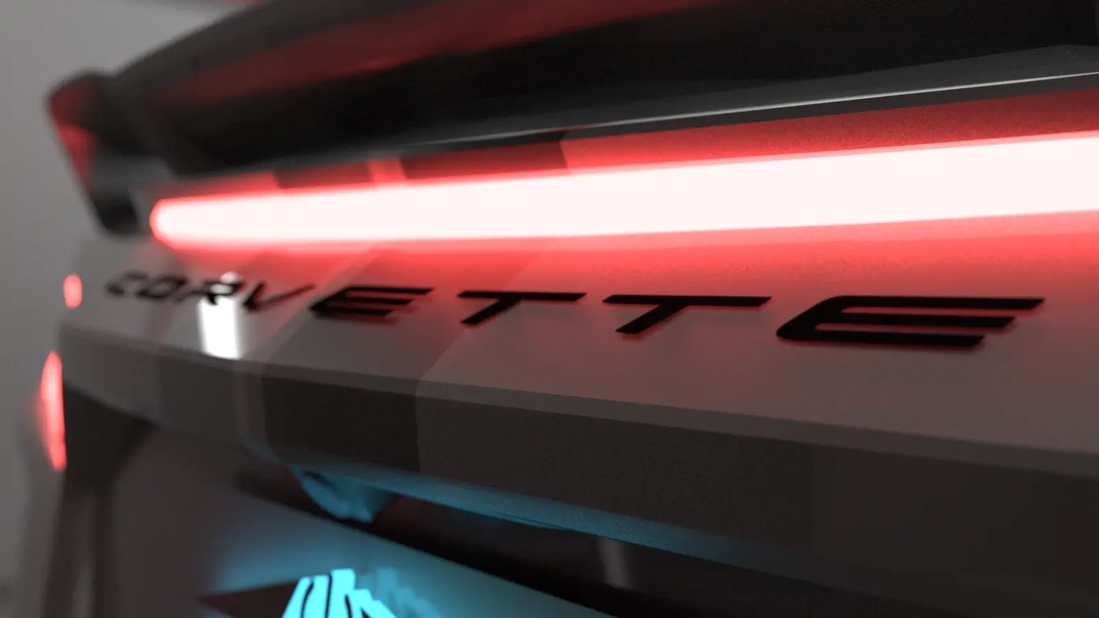 Corvette C8 Interior Vehicle Rendering