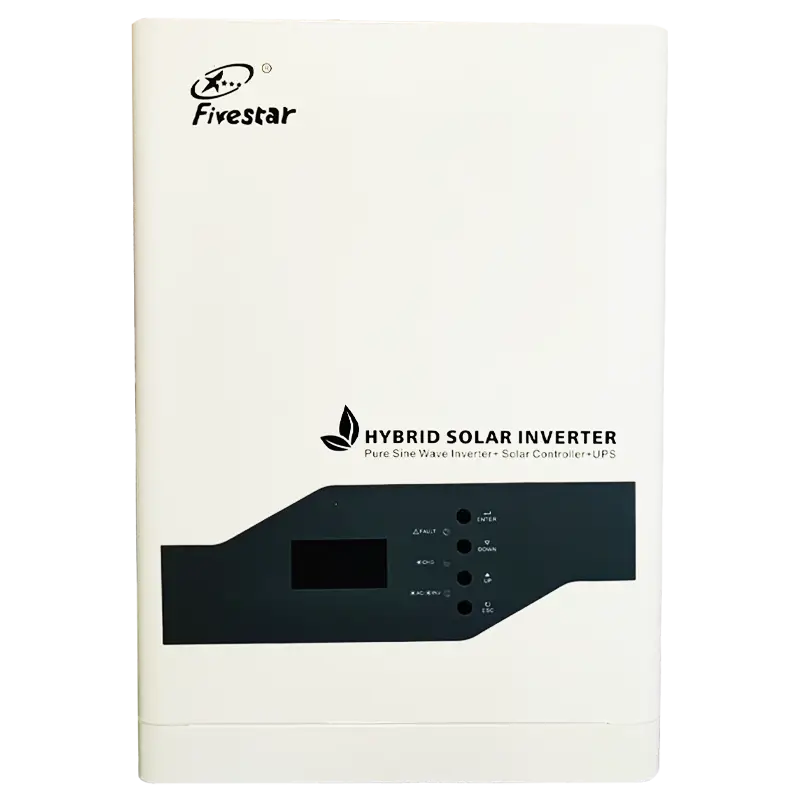 FiveStar 3.5KVA Hybrid inverter with integrated 80A MPPT charge controller